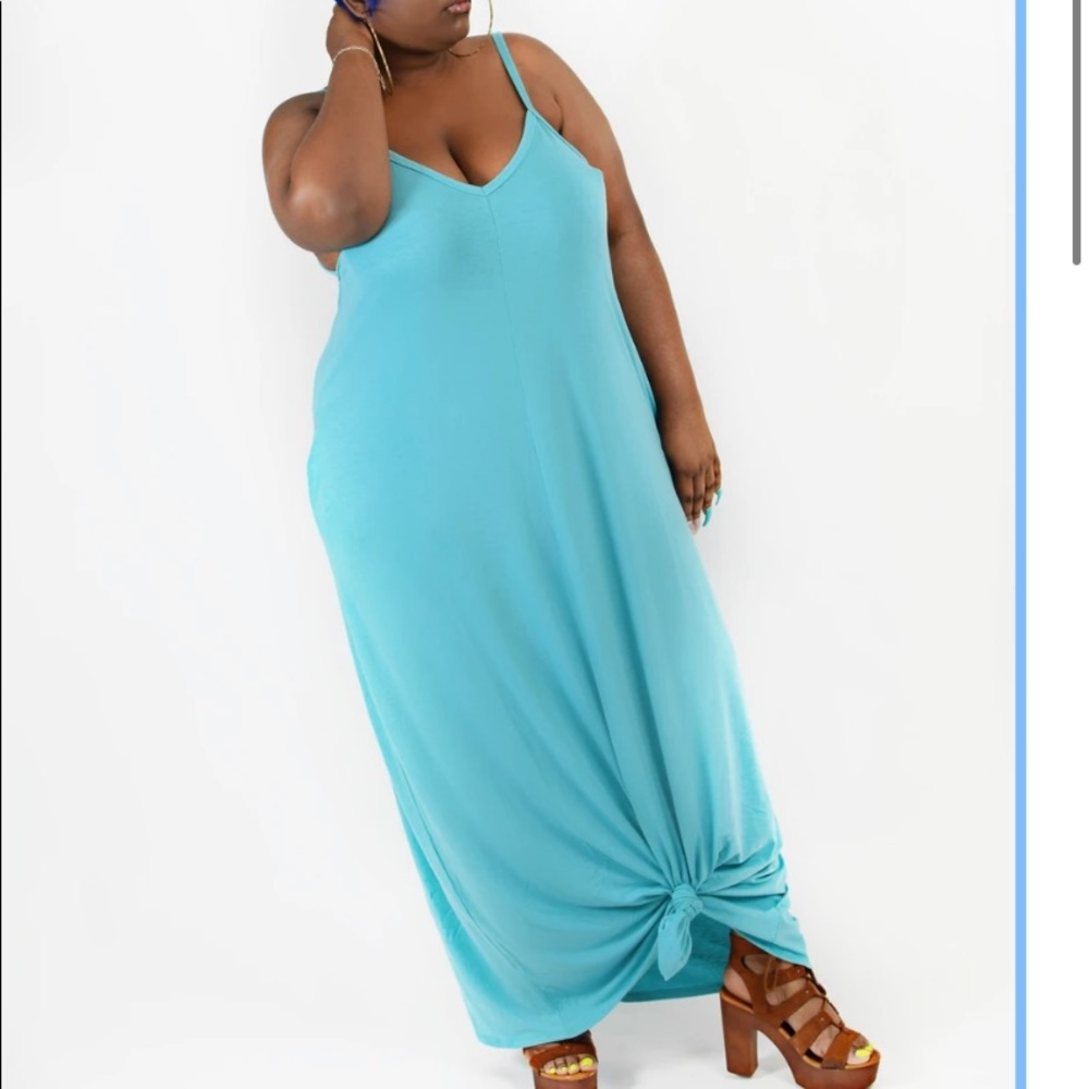 Plus Cami Dress with Pockets